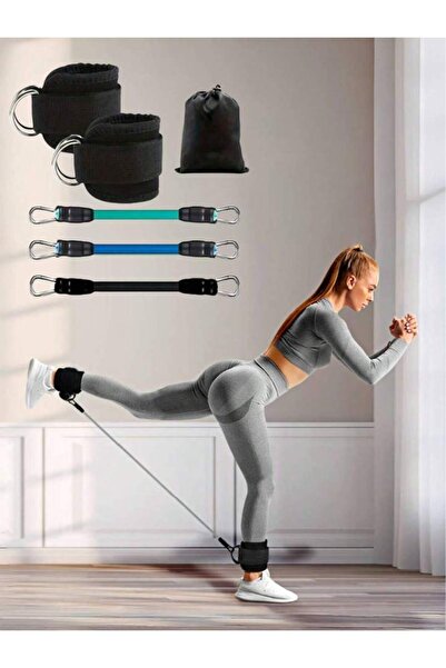 Choice مجموعة من 6 أربطة مطاطية للكاحل لتقوية عضلات الكاحل وزيادة مرونته، منا...