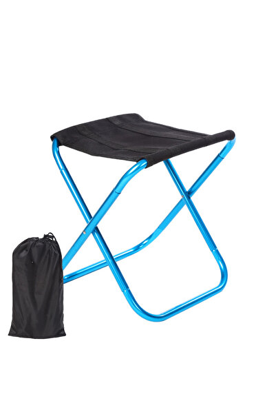 Choice كرسي تخييم قابل للطي محمول من سبائك الألومنيوم باللون الأزرق السماوي، ...