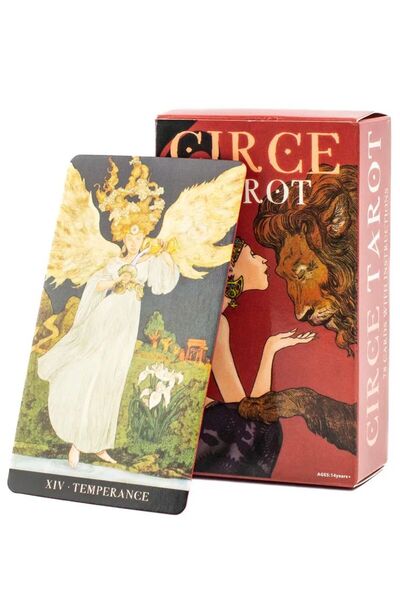 Choice TR02 2024 بطاقات تاروت سيرسي الجديدة، 10.3 × 6 سم، 78 قطعة، مجموعة بطاقات التنبؤ بالقدر، لعبة لوحية عائلية