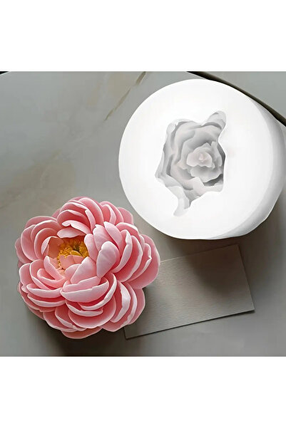Choice قالب سيليكون على شكل زهرة لعيد الحب، قطعة واحدة، مناسب جدًا لصنع شموع ...