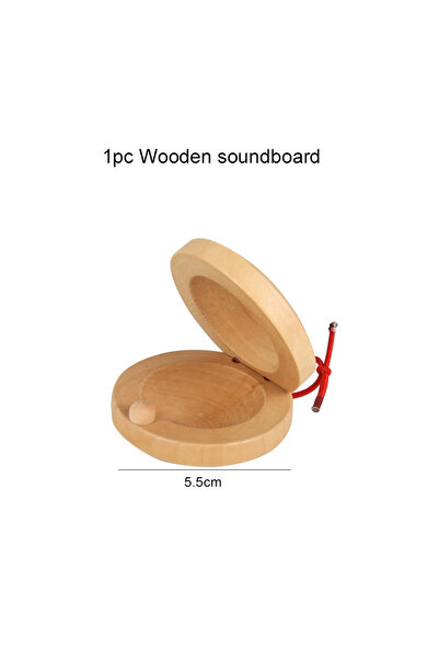 Choice 1MZXB 1/3 قطع آلات أورف الموسيقية الخشبية، كاستنيتات موسيقية، دعائم تر...