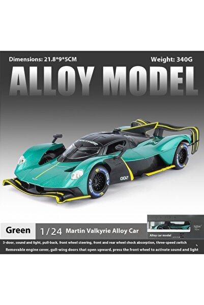 choice2 سيارة لعبة مارتن فالكيري نموذجية بمقياس 1/24، مصنوعة من سبيكة معدنية ...