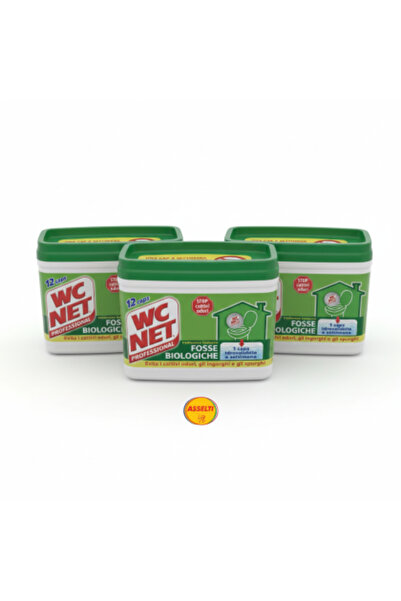 WC NET Set ASSELTI® Origin Italy – 3 x Professional Fosse Biologiche (câte 12...