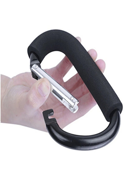 Choice مشبك تسلق خارجي بمقبض إسفنجي، خطاف عربة أطفال، مصنوع من سبائك الألومني...