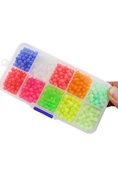 Choice علبة واحدة من خرز صيد هايريدز، 1000 قطعة، 5 مم - 10 ألوان متنوعة، بما ...