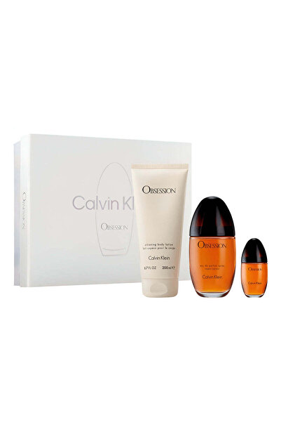 Calvin Klein Obsession For Women Set Eau De Parfum 100ml + Eau De Parfum 15ml + Silkening Body Lotio