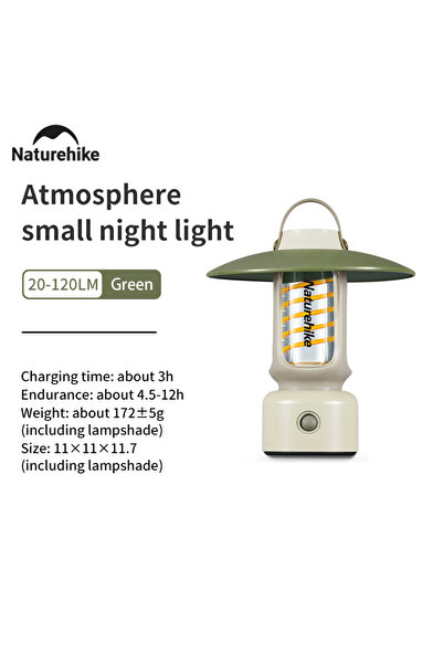 Naturehike Green 2025 Camping Ambient Mini Light Portable Waterproof Backpack Lighting Hanging Tent