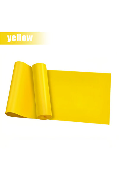 Choice أربطة مقاومة صفراء للتمارين الرياضية، مجموعة أربطة مطاطية ورياضية مجان...