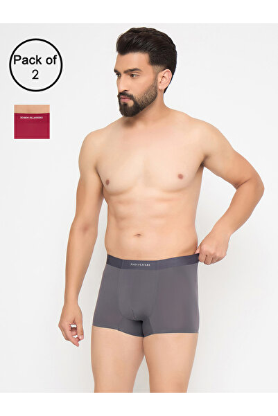 John Player By Styli عبوة من قطعتين - سراويل داخلية رجالية عصرية ملحومة