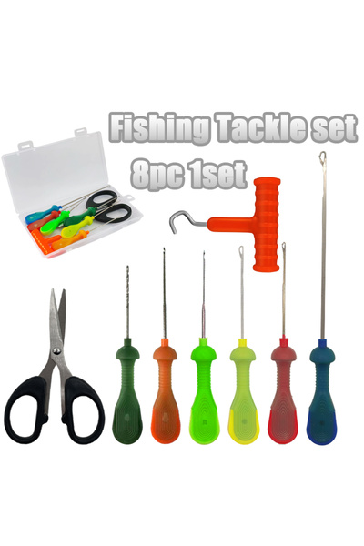 Choice Mix 8pc YOTO 1/8pc set Carp Fishing Rigging Needle , Hook, Needle & Dr...