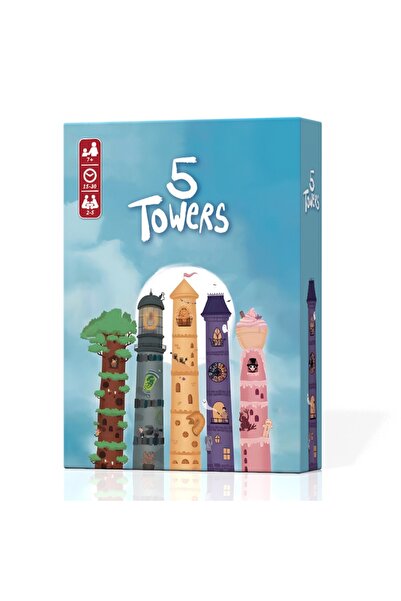 Choice 5 أبراج، لعبة لوحية استراتيجية مجردة، لعبة تركيب الأبراج، لعبة ألغاز، ...