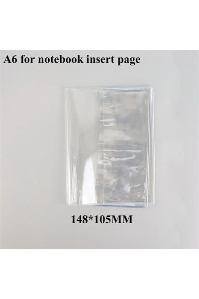 Choice A Waterproof PVC Transparent Protective Sleeve for A6 A5 Notebook Jour...