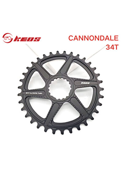 Choice ترس سلسلة AL-7075 34T KEOS ذو التثبيت المباشر، ضيق-عريض، مصنوع بتقنية ...