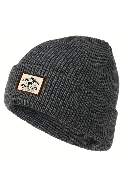 Choice قبعة رياضية صوفية خارجية رمادية من WRELS، دافئة ومقاومة للرياح، مناسبة لركوب الدراجات والصيد والتخييم، ومناسبة للاستخدام في فصل الشتاء.
