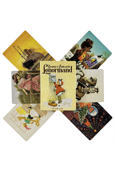 Choice 474 Granny Postcards Lenormand Oracle Cards Divination Tarot Deck Engl...