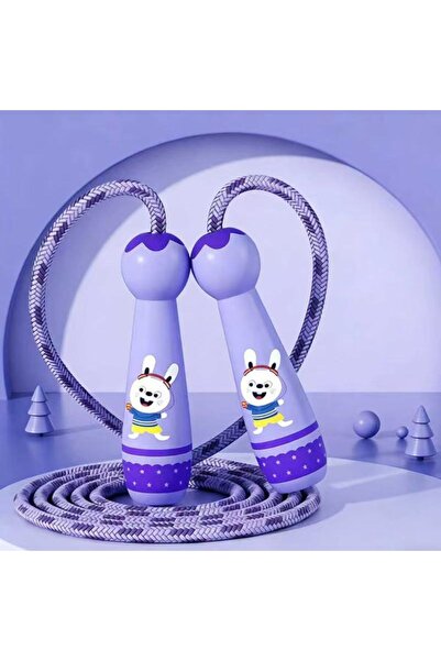 Choice حبل قفز قابل للتعديل للأطفال من رابيت - قطعة واحدة - حبل قفز مضفر من ا...