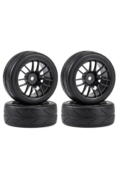 Choice 4Pcs Tires and Rims 4pc 64mm 1.9 Inch RC Car Wheels Tires 12mm Hex for...