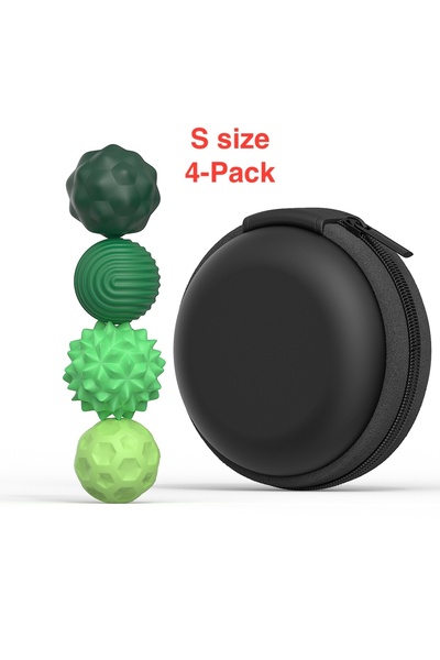 Choice مجموعة من 4 كرات مغناطيسية خضراء لتخفيف التوتر، أسطوانة مغناطيسية حسية مضادة للتوتر والقلق، مناسبة للاستخدام على المكتب