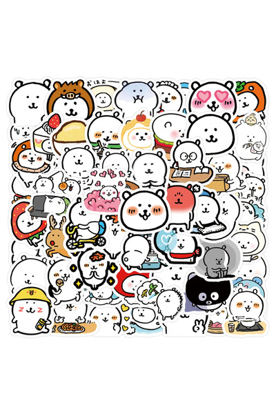 Choice 105 قطعة من ملصقات جرافيتي كرتونية لطيفة على شكل دببة، يمكنك استخدامها...