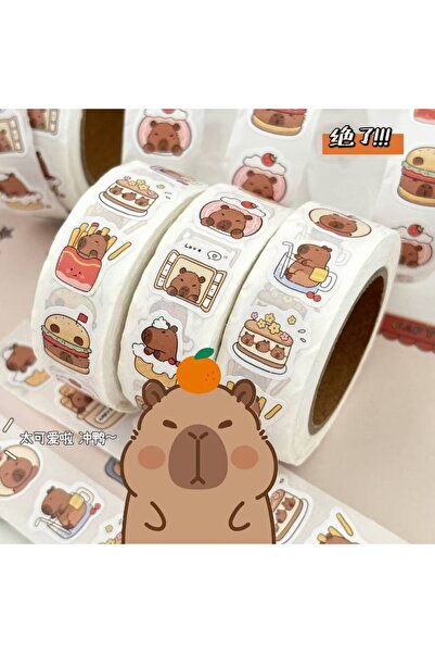 Choice 500 قطعة من ملصقات الكابيبارا الكرتونية اللطيفة لتزيين حسابات الأطفال،...