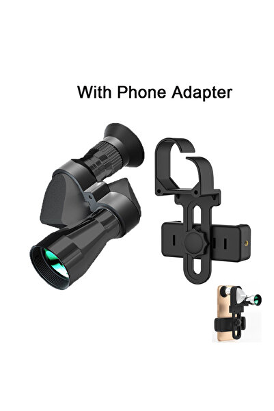 Choice منظار أحادي صغير الحجم Black Holder820، 8×20، للبالغين، محمول باليد، ص...