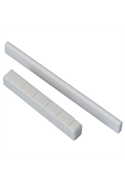 Choice طقم سرج وصامولة جيتار كلاسيكي بستة أوتار من ميواير، مصنوع من العظم الأبيض، بديل لقطع غيار الجيتار الكلاسيكي...