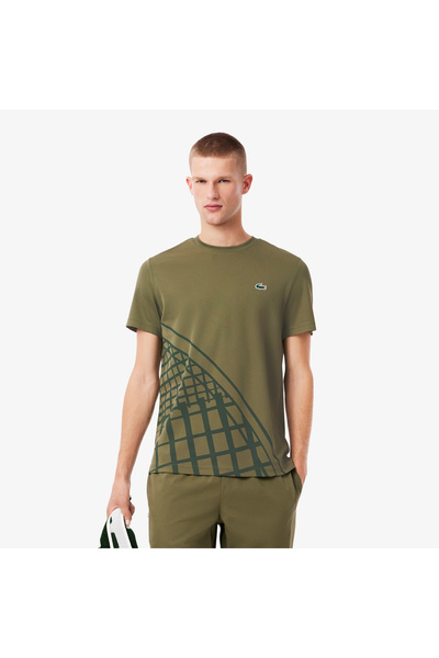 Lacoste Ultra Dry Printed Tennis T-shirt - TH4753-00-E9F