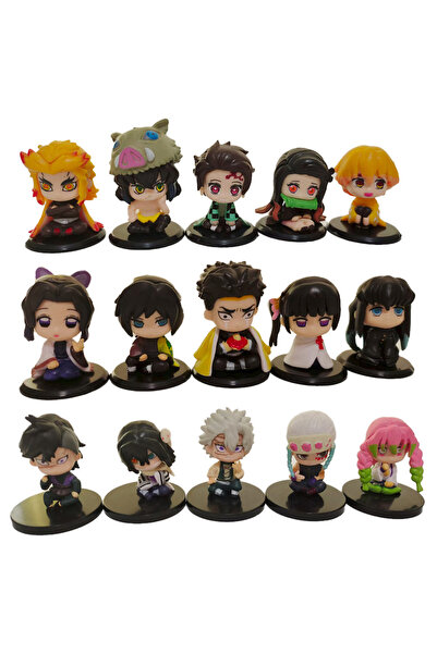 Choice6 مجموعة بانداي من 15 قطعة في حقيبة OPP، إصدار Q، دمى أشباح جالسة من سل...