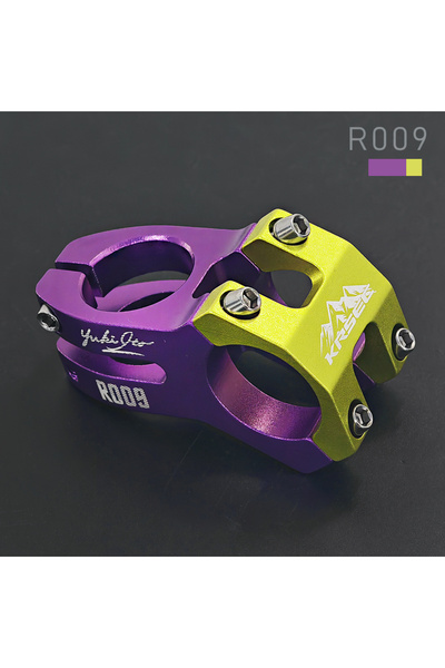 Choice R009-PG KRSEC ساق مقود قصيرة للدراجات الجبلية 31.8 × 28.6 مم، ساق مقود...