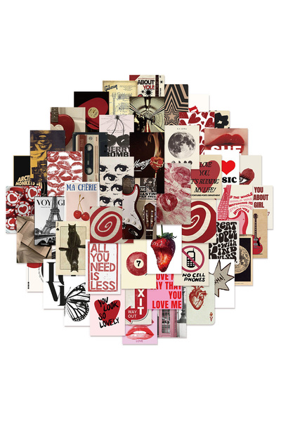Choice ٥٠ قطعة من ملصقات نسائية، ملصقات جرافيتي أمريكية إبداعية، يمكنك صنعها ...