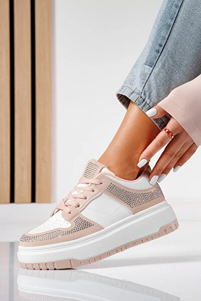 Zaira Adidasi dama roz din piele ecologica Anais #21286