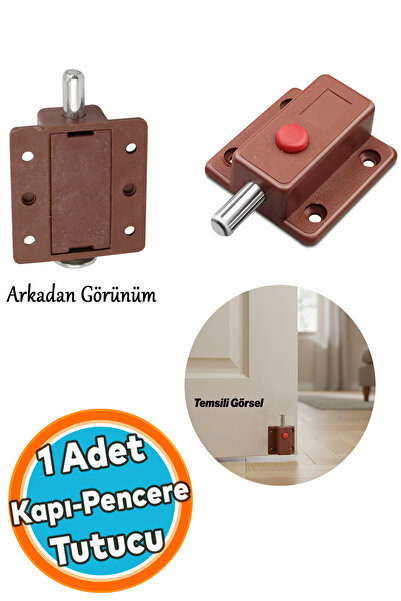 NZB Düğmeli Kapı Mobilya Dolap Kilidi Plastik 1 Adet Kapı Tutucu Sabitleme Ki...