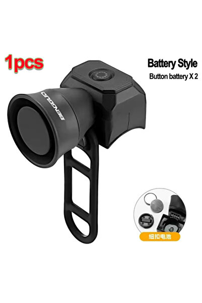 Choice بوق دراجة يعمل بالبطارية، مناسب للدراجات الجبلية، صغير الحجم، مزود بمن...