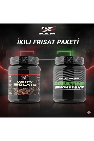 zax nutrition WHEY ISOLATE 450 GR + CREATİN 300GR