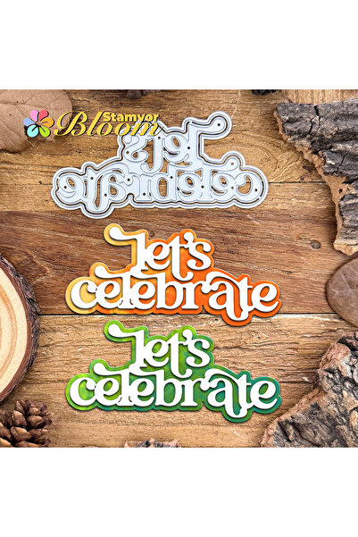 Choice قوالب تقطيع معدنية أصلية من Lovely Layers بعنوان "دعونا نحتفل" لتزيين سجلات القصاصات والنقش.