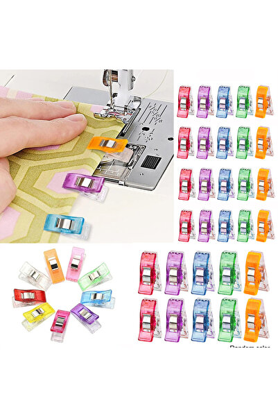 Choice SHOUGONGJIASUIJI50GE ٥٠ مشبك خياطة، مشابك ملونة، تقنية بلاستيكية متعددة الأغراض، كروشيه محبوك