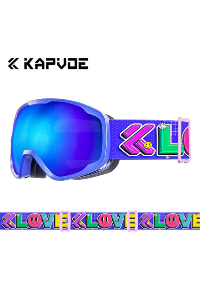 KAPVOE نظارات تزلج للأطفال S 03، نظارات شمسية للتزلج للأولاد، نظارات احترافية...