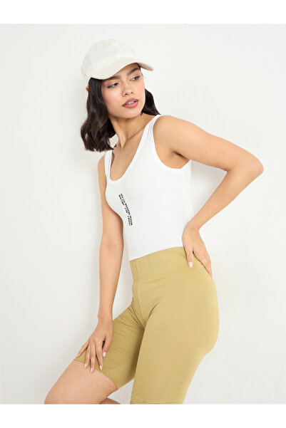 Styli Women Nude Cycling Shorts