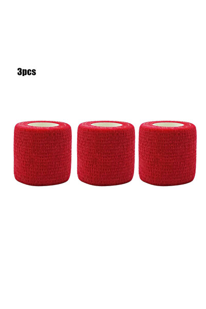 Choice ضمادات رياضية ذاتية اللصق مضادة للانزلاق، حمراء اللون، مرنة، غير منسوج...