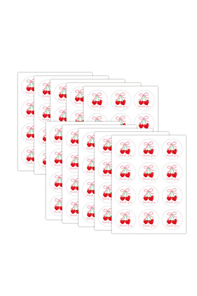 Choice ١٢٠ قطعة - ١٠ أوراق، ١٢٠ قطعة/١٠ أوراق، ملصقات دائرية على شكل فيونكة ك...