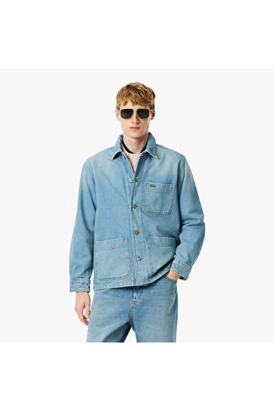 Lacoste Heavy Cotton Denim Overshirt Jacket - CH9222-00-MKU