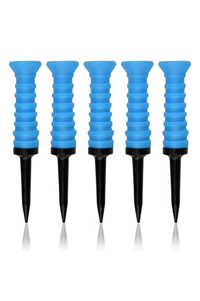 Choice مجموعة من 5 قطع من دبابيس الجولف المرنة بزاوية 360 درجة باللون الأزرق،...