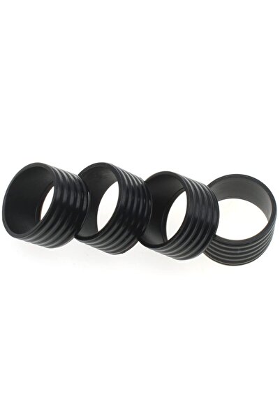 Choice 4PCS black Tennis Racket Handle Silicone Ring Tennis Racket Racquet Gr...