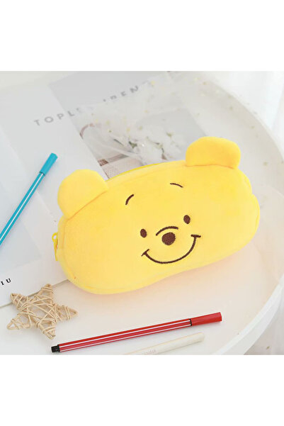 Miniso حافظة أقلام ويني ذا بوه وبري ، حقيبة أقلام كرتونية للأطفال، هدية تجميلية
