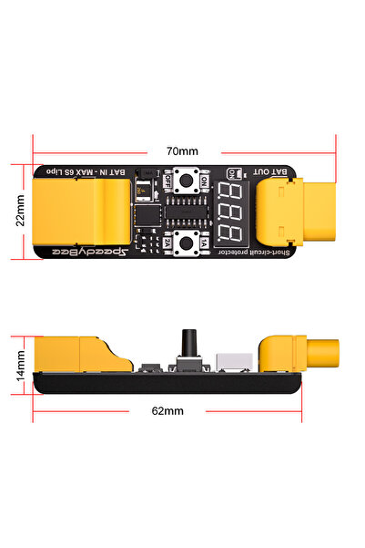 Choice Anti Short Circuit SpeedyBee F405 V5 Stack F405 V5 FC 32-Bit 55A 4in1 ...