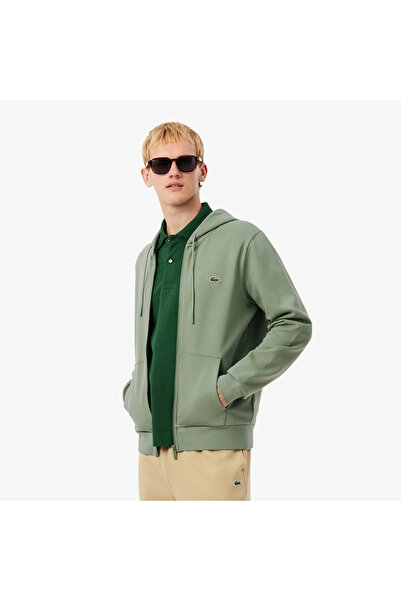 Lacoste Classic Fit Zipped Fleece Sweatshirt - SH9809-00-S86