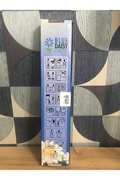 BlueDaisyCandle 3 lü YILBAŞI BURGULU Şamdan Mumu, Guava kokulu, mum , ev dekor , hediye