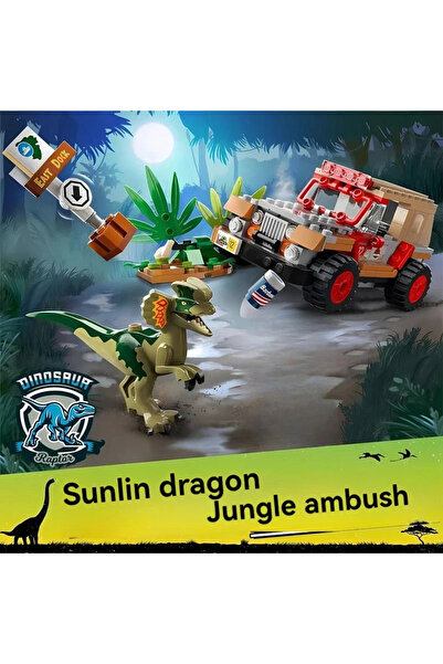 Choice مكعبات بناء سلسلة عالم الديناصورات بدون صندوق، متوافقة مع نموذج ديلوفو...