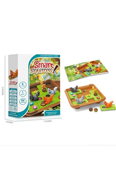 Choice مجموعة كاملة من 2025 لعبة سنجاب ذكي، 60 تحديًا، تدريب ذكاء الأطفال التعليمي