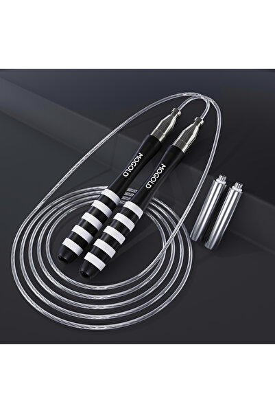 Choice T11-Black MOGOLD Professional Self-locking Jump Rope Dual-bearing Spee...